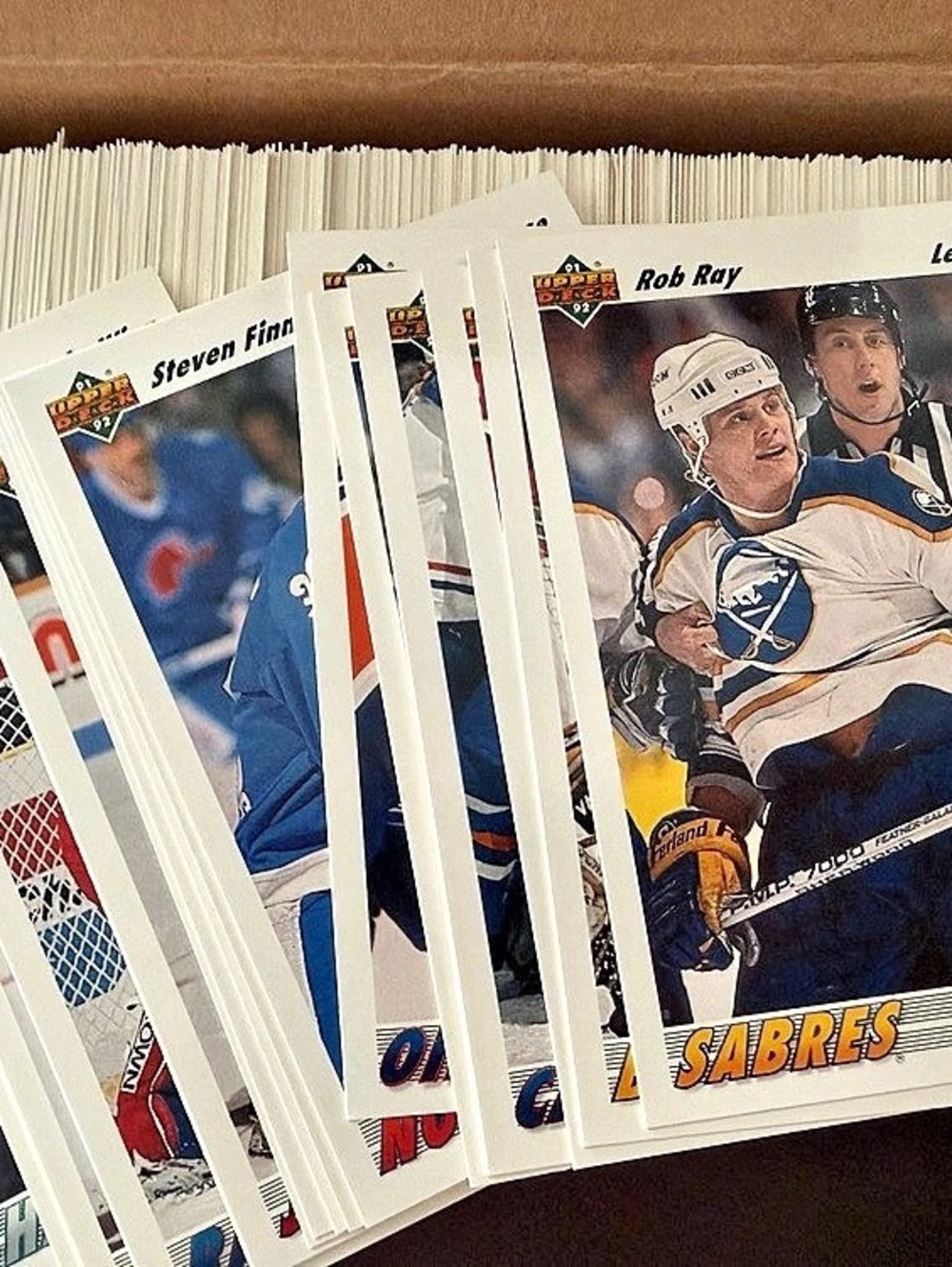 Vintage Upper Deck 1991-92 Hockey Trading Card lot 
Hockey Trading Card